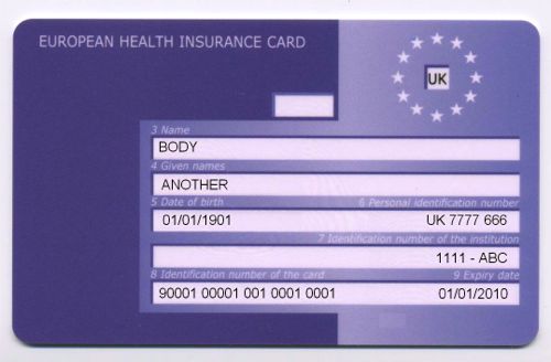 European-Health-Insurance-Card